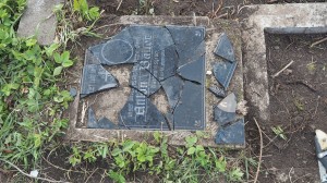 022 Zahájení čištění a dokumentace náhrobků na hřbitově ve Svatoboru    